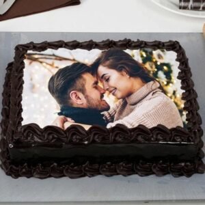 Rich Chocolate Photo Cake Half Kg