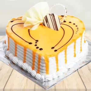 Heart Shaped Pineapple Cake 1 Kg