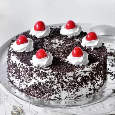 Divine Black Forest Eggless Cake- Half Kg