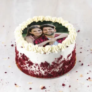 Red Velvet Photo Cake Half Kg