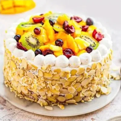 Crunchy and Juicy Fruit Cake