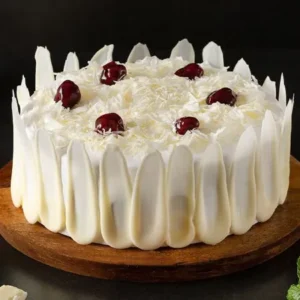 Delicious White Forest Cake