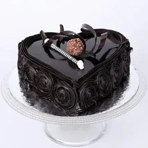 Eggless Special Floral Chocolate Cake Half Kgs