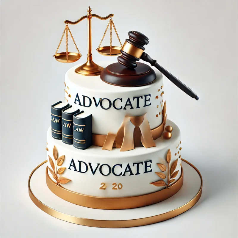 advocate theme cake