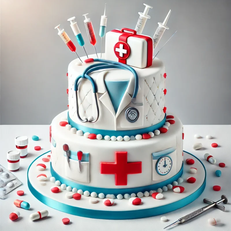 doctor theme cake