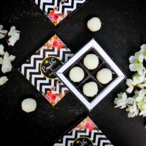 Handcrafted Truffle Chocolates with Coconut Fillings