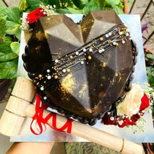 Sparkling Chocolate Pinata Cake