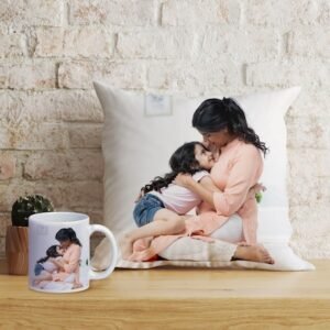 Personalised Relaxing Cushion With Mug