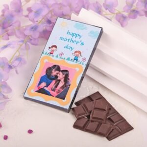 Personalised Happy Mothers Day Dark Chocolate Gift