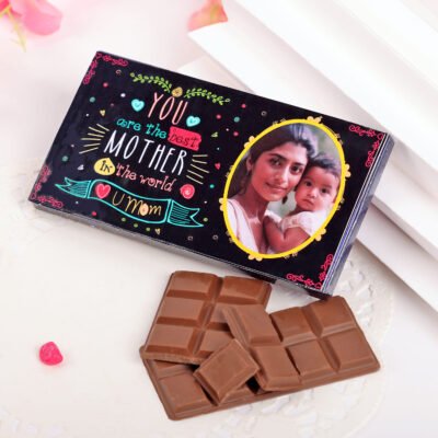 Best Mom Sugar Free Personalised Chocolate Gift