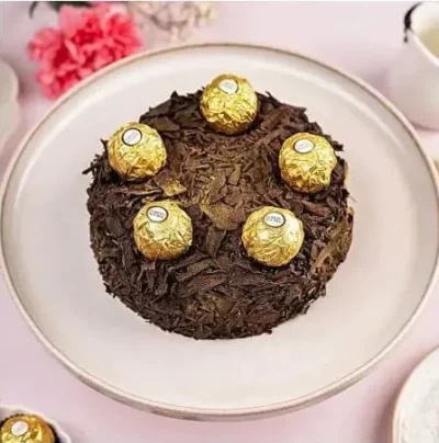 Eggless Delightful Ferrero Cake Half Kg