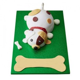 Puppy Fondant Cake