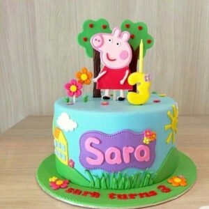 Adorable Peppa Pig Cake