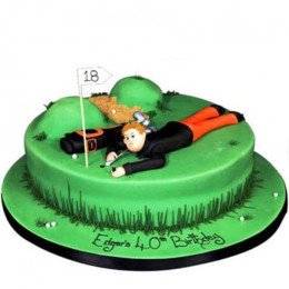 Stunning Golf Course Cake