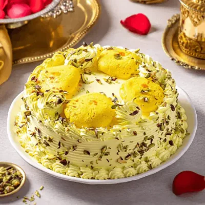 Butterscotch Cake With Rasmalai 2kg